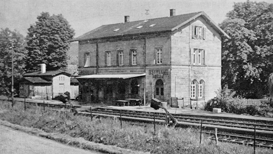 Bahnhof Eschenau 1862