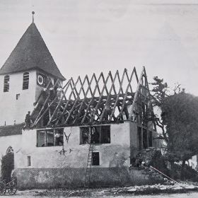 Abriss des alten Kirchenschiffs (1930)